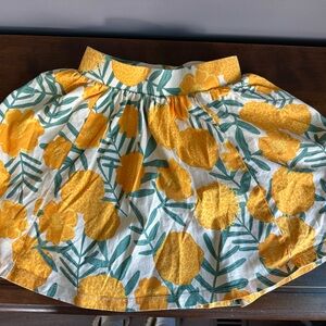 Tea size 7 Yellow and Green Skort